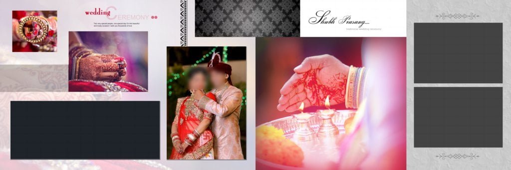 Wedding Album Design PSD Free Download 12x36