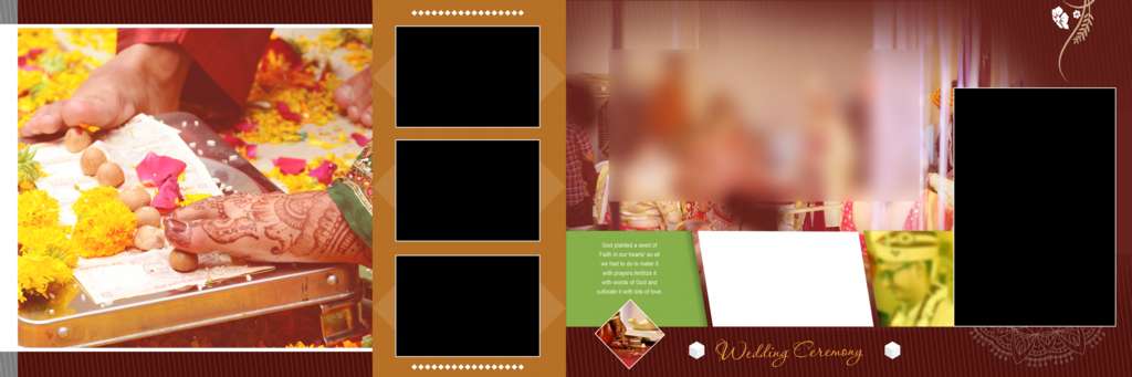 Wedding Album Design Templates PSD Free Download 12x36
