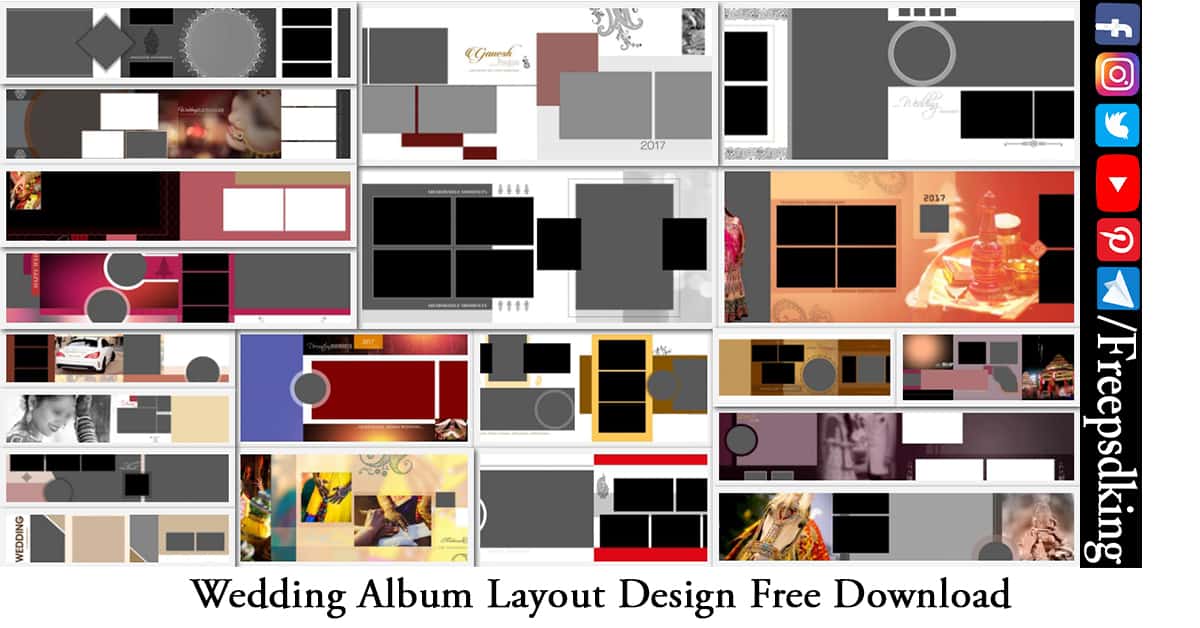 Wedding Album Layout Design Free Download