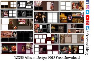 12X30 Album Design PSD