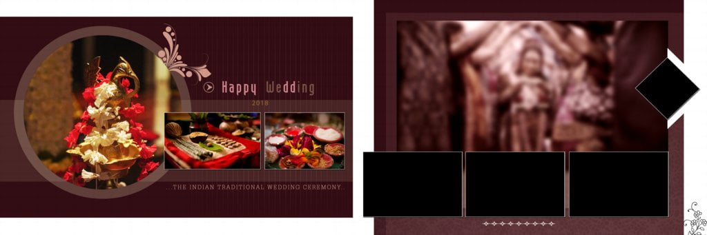 Wedding Album Design PSD Free Download 12X36 Zip