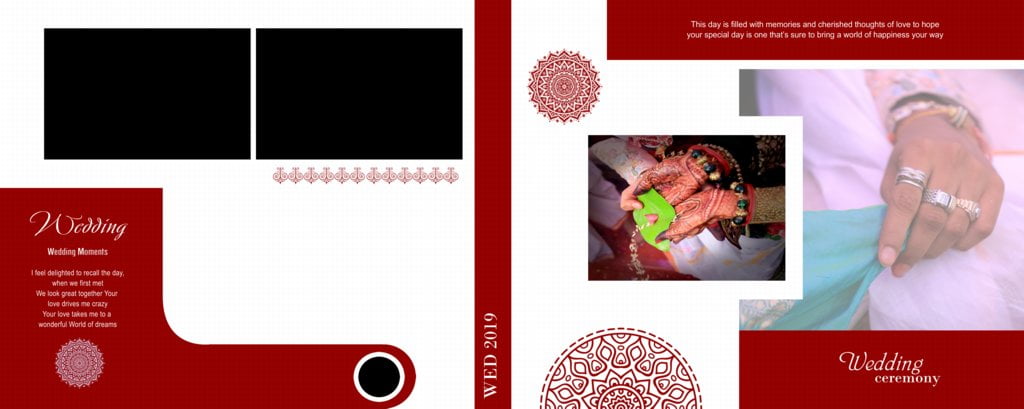 Wedding Album Design PSD Free Download 12x30 HD