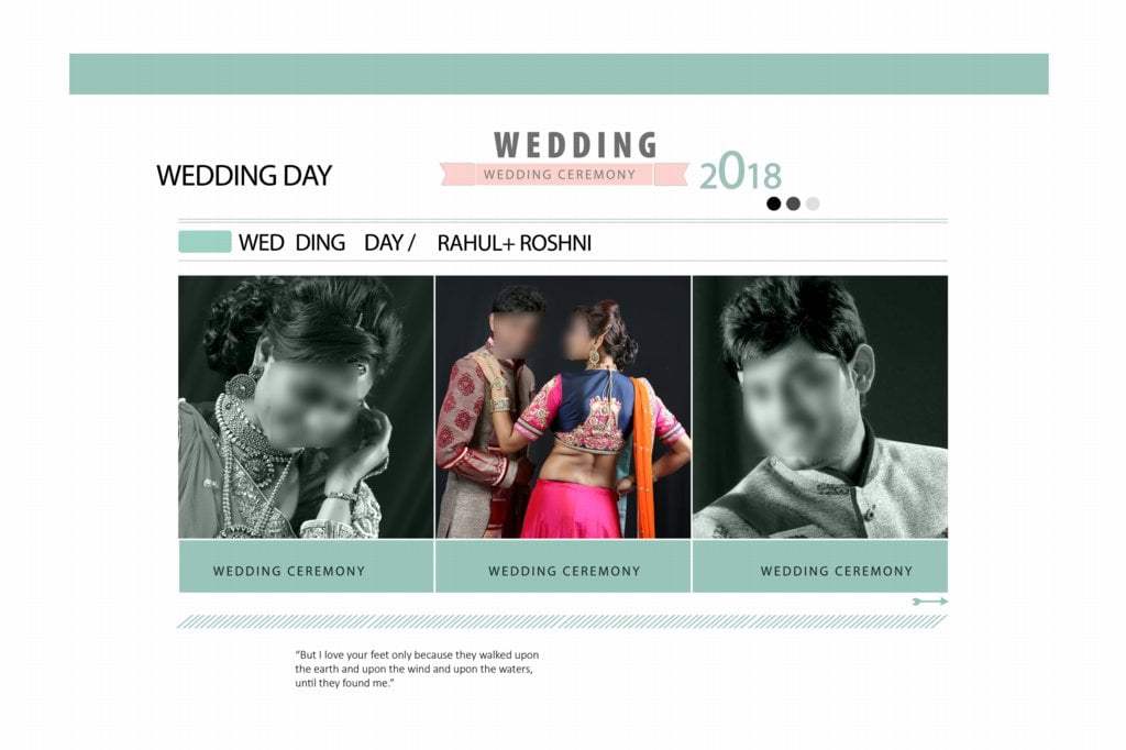 Wedding Album Front Cover Design