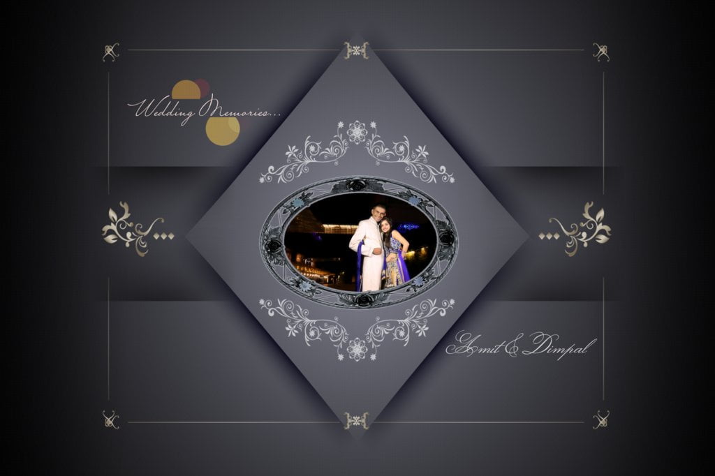 Wedding Album Front Cover Design