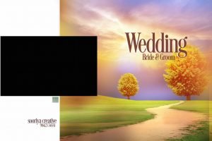 Wedding DVD Cover Template PSD Free Download - Freepsdking.com