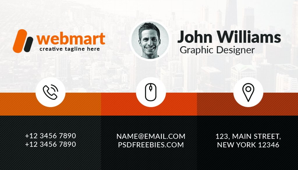 Creative Business Card PSD Free Download