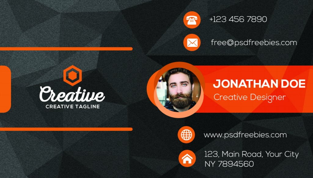 Creative Business Card PSD Free Download