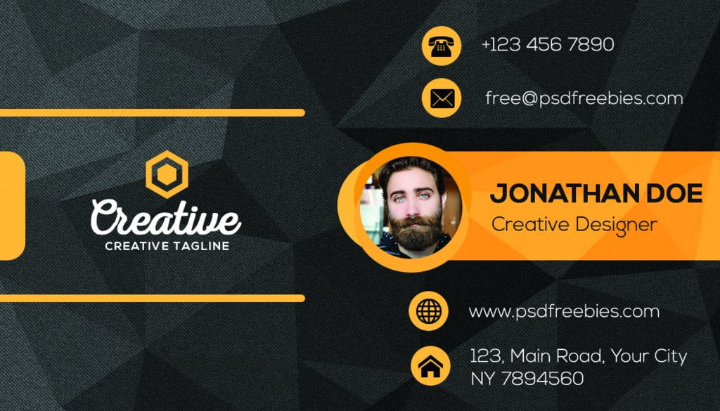 Creative Business Card PSD Free Download