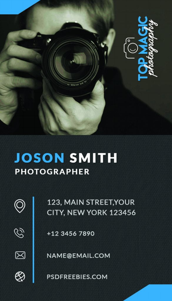 Photographer Visiting Card