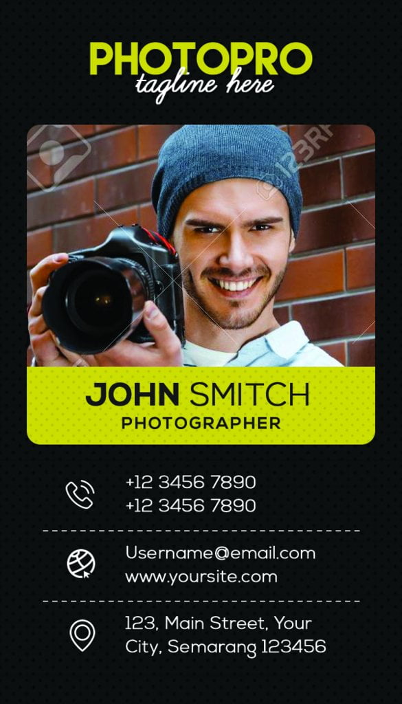 Photography Business Card Design