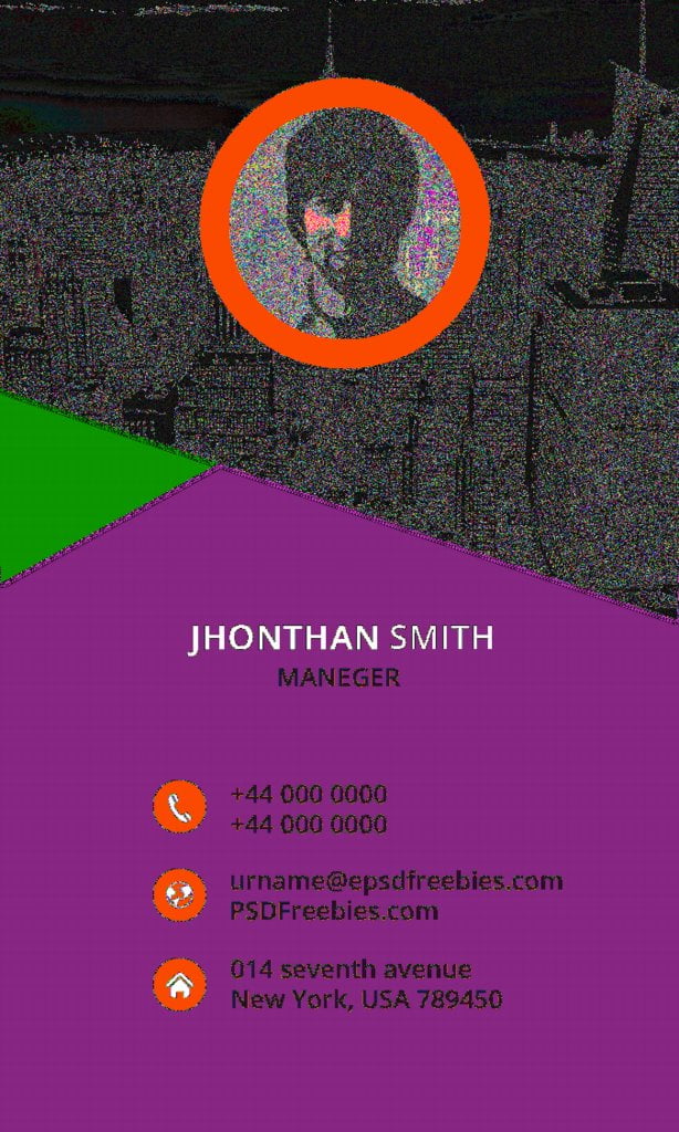 Photography Visiting Card Design
