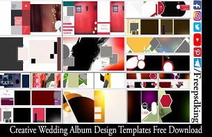 Creative Wedding Album Design Templates Free Download