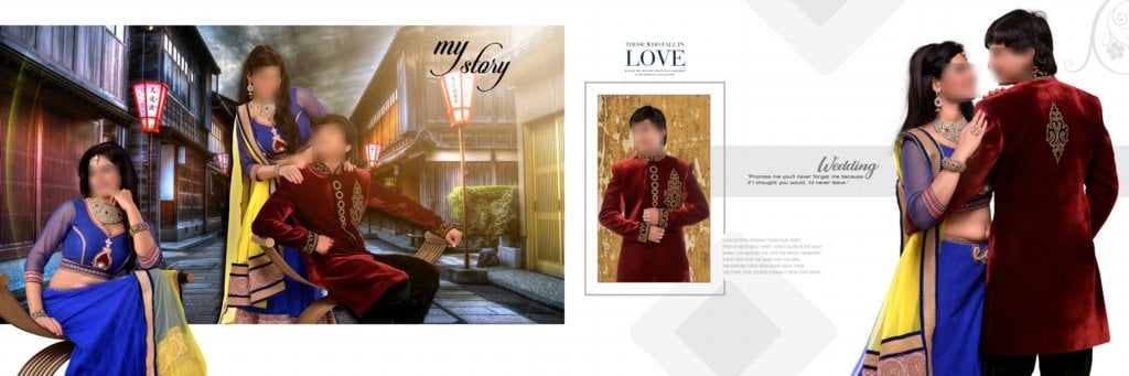 Indian Wedding Album Design 12X36 PSD Free Download