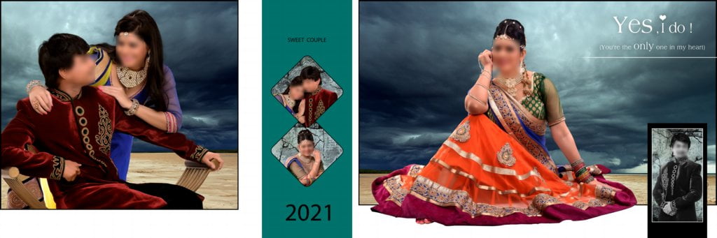 Indian Wedding Album Design