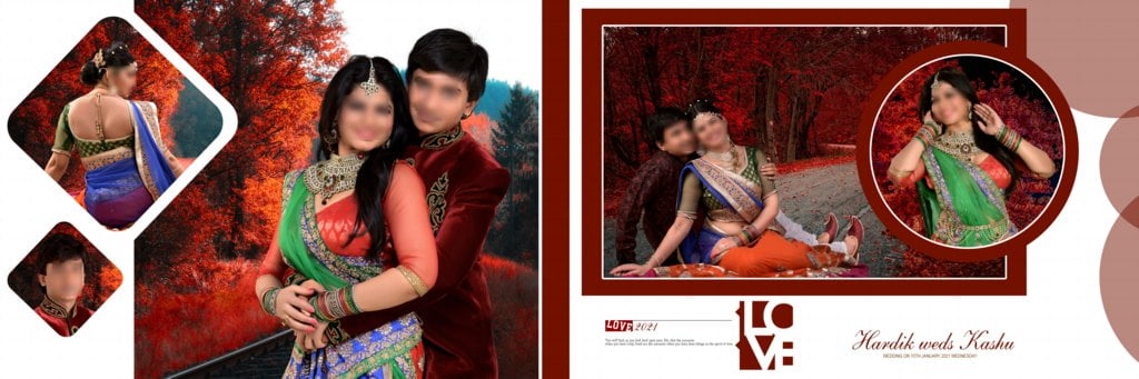 Indian Wedding Album Design