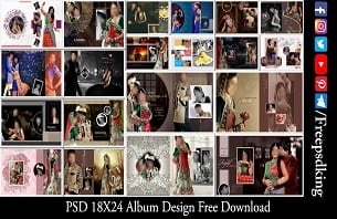 PSD 18X24 Album Design