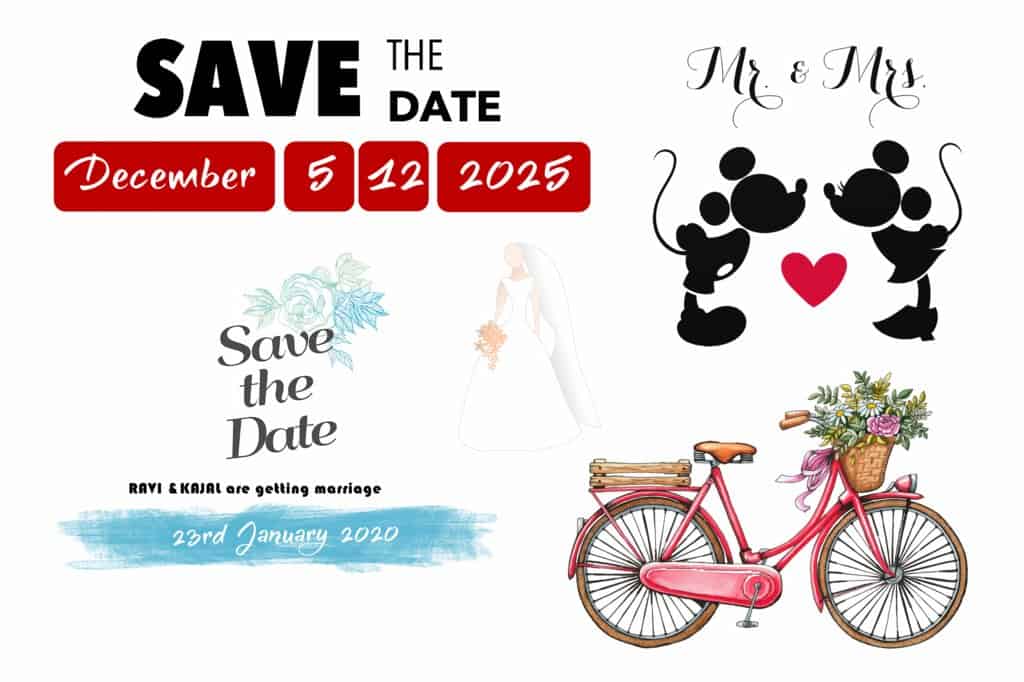 Wedding Save The Date Templates