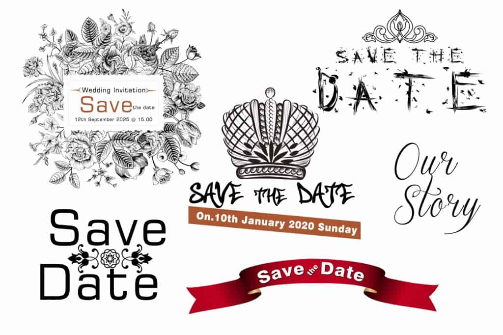 Wedding Save The Date Templates