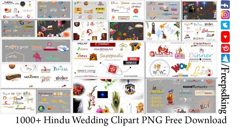 Hindu Wedding Clipart PNG