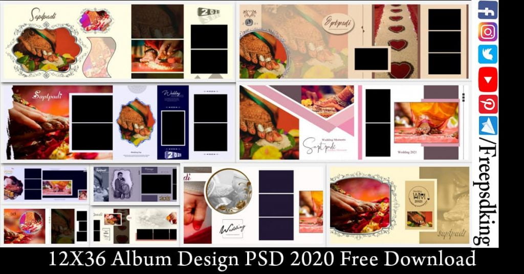 12X36 Album Design PSD 2020 Free Download