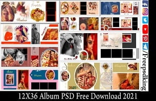 12X36 Album PSD Free Download 2021