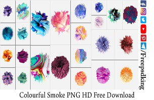 Colourful Smoke PNG HD
