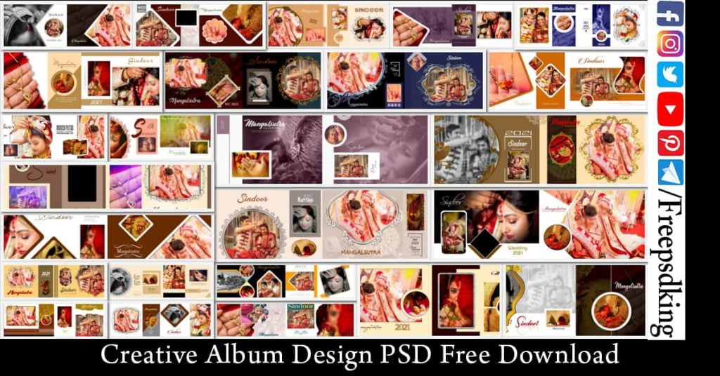 Creative Album Design PSD Free Download