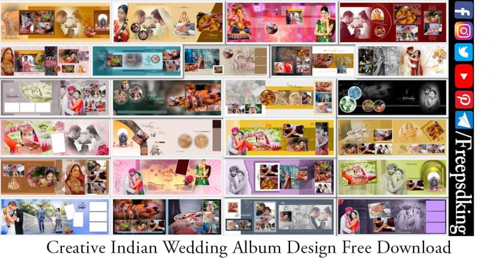 Creative Indian Wedding Album Design