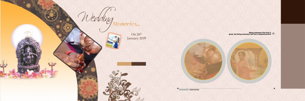 Creative Indian Wedding Album Design