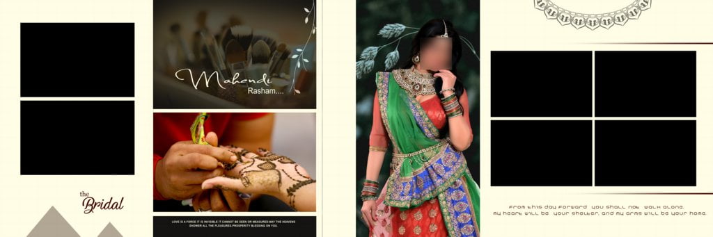 Indian Wedding Album Design 12X36