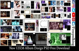 New 12X36 Album Design PSD