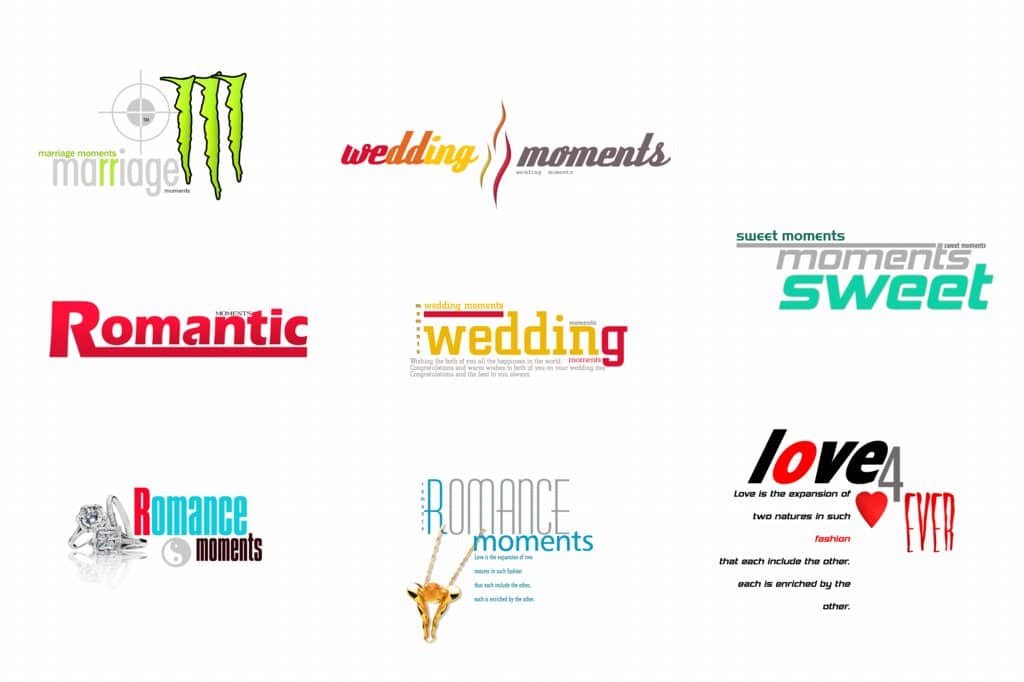 Wedding Title Templates PSD Free Download