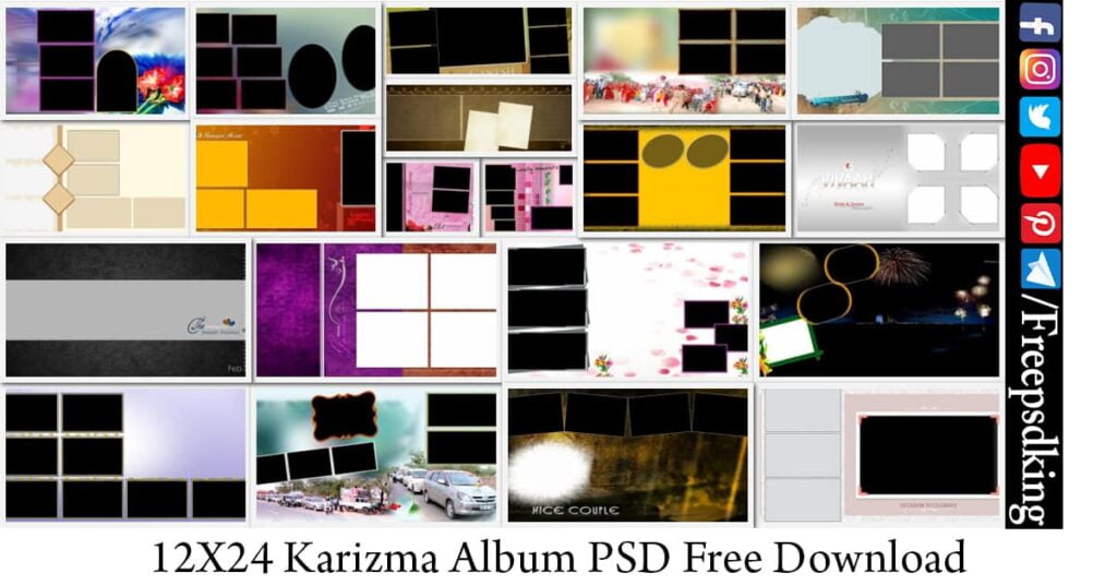 12X24 Karizma Album PSD Free Download