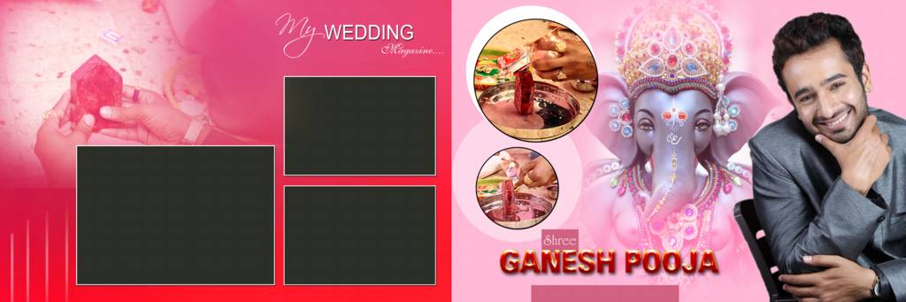 Wedding Album Design Templates PSD Free Download 12X36