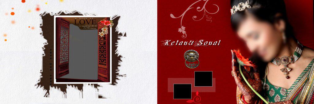 Karizma Album Design 12X36 PSD Wedding Background Free Download