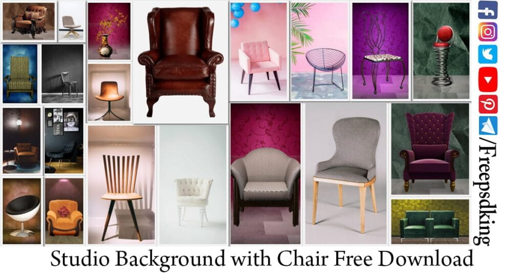 Studio Background with Chair Free Download