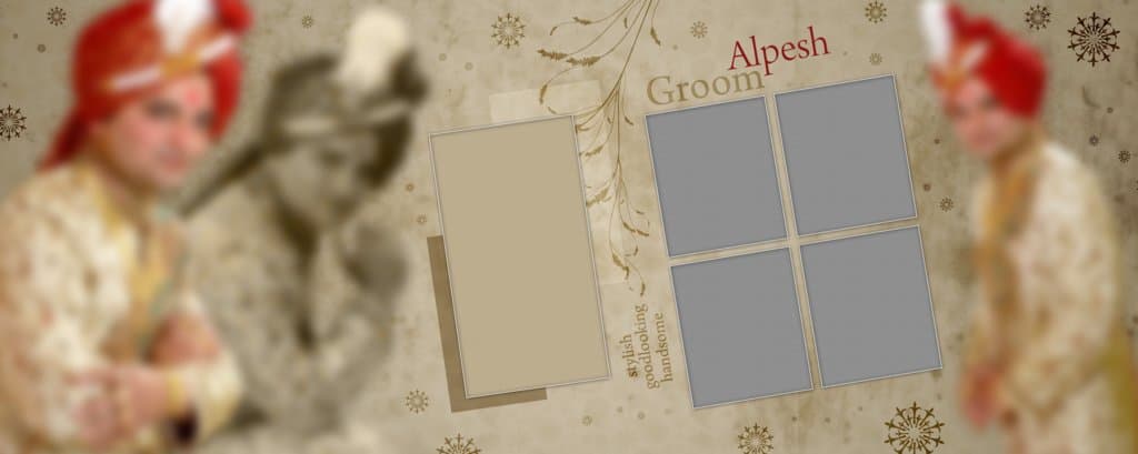 Wedding Album Design PSD Free Download 12X30 HD