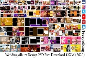 Wedding Album Design PSD Free Download 12X36 (2020)