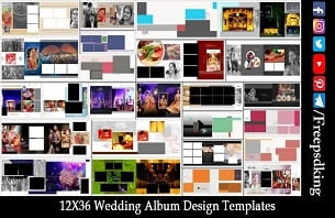 Wedding Album Design Templates PSD Free Download