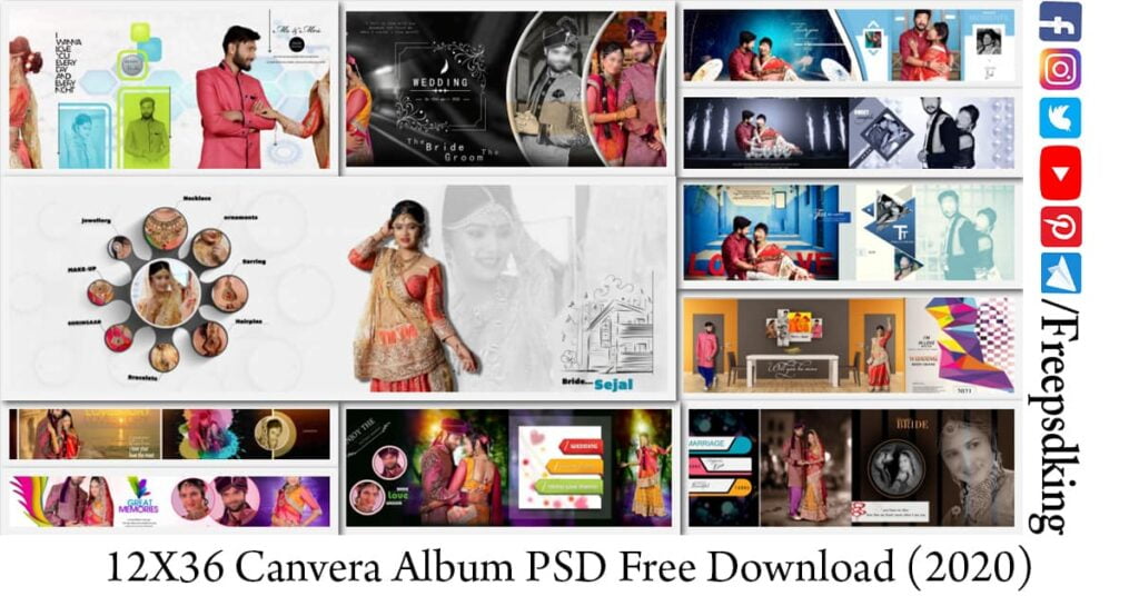 12X36 Canvera Album PSD Free Download 2020