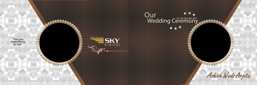 Wedding Album Cover Page Design PSD Free Download 12X36 2020