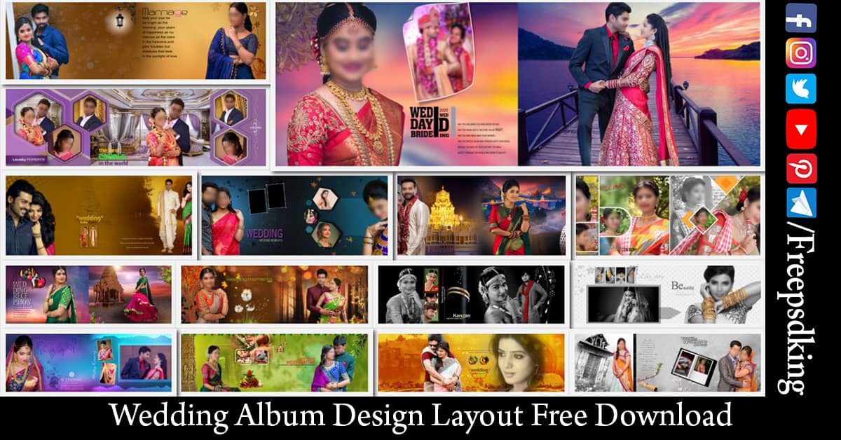 Wedding Album Design Layout Free Download