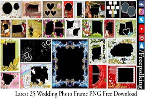 Wedding Photo Frame PNG
