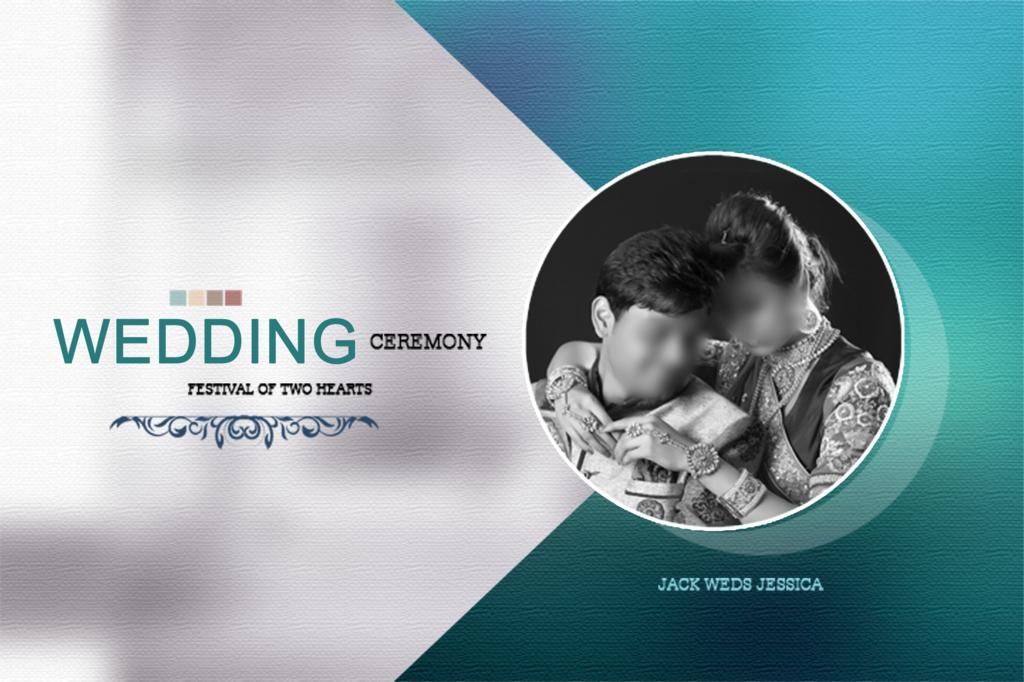 Wedding Album Cover Design PSD