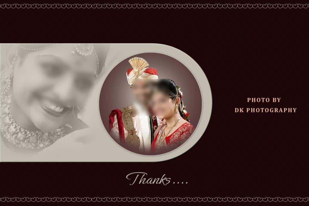 Wedding Album Cover Design PSD