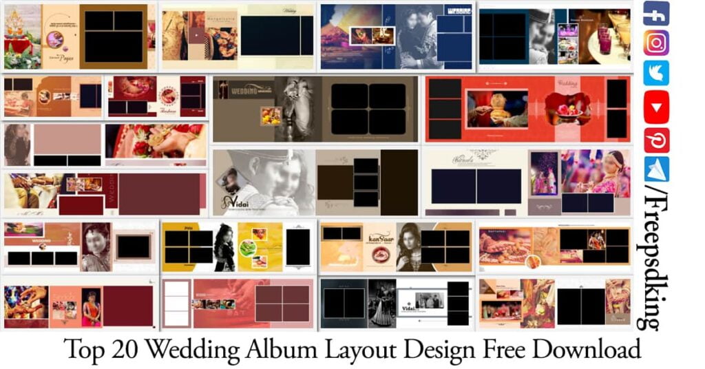 Wedding Album Layout Design