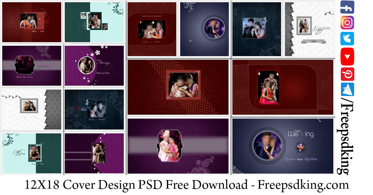12X18 Cover Design PSD Free Download - Freepsdking.com