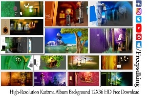High-Resolution Karizma Album Background 12X36 HD