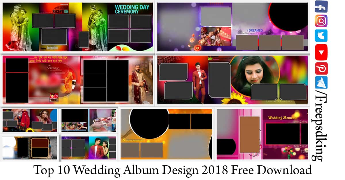 Wedding Album Design 2018 Free Download