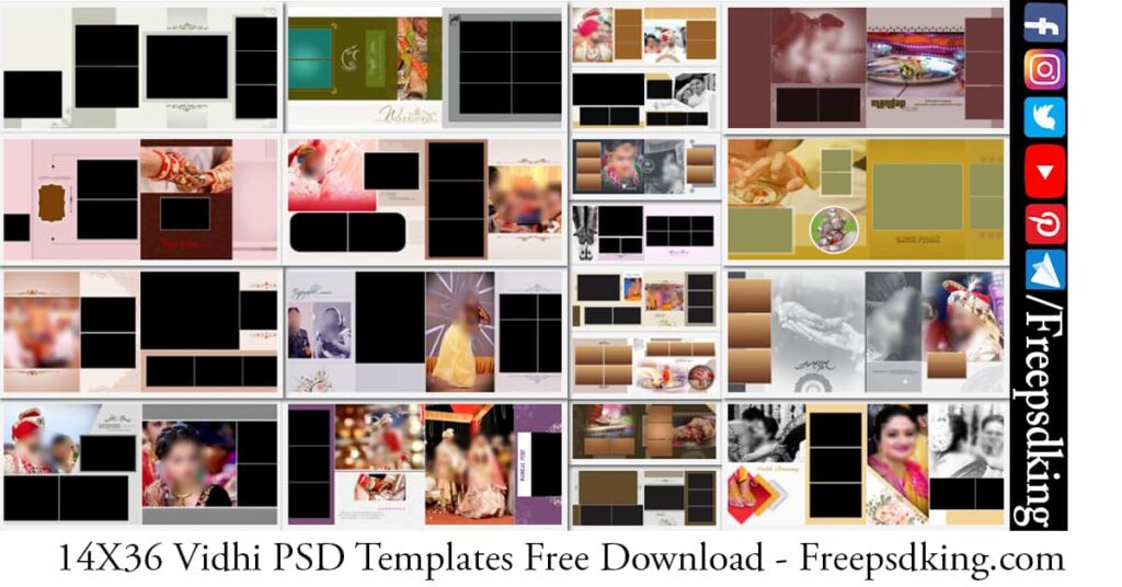 14X36 Vidhi PSD Templates Free Download
